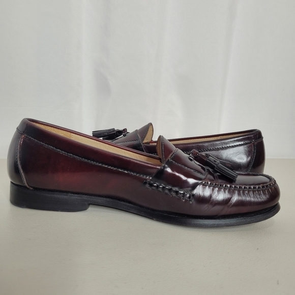 Cole Haan Men's Burgandy Pinch Tassel Loafers - Size 9.5 D - Picture 3 of 14